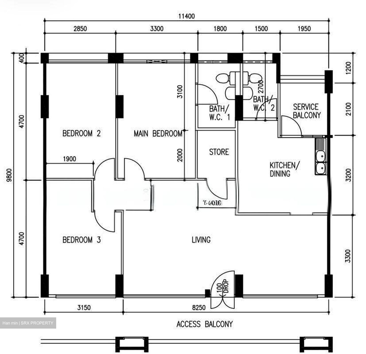 Blk 324 Tah Ching Road (Jurong West), HDB 4 Rooms #622525331